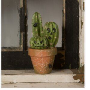Bethany Lowe Halloween "Potted Cacti O'Lantern" TD0057